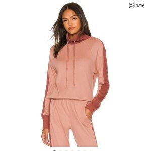 New. MONROW dusty rose sweatshirt. Retails $120. Large